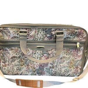 Jaguar‎ Vintage Floral Tapestry Duffel Bag Multicolor Unisex